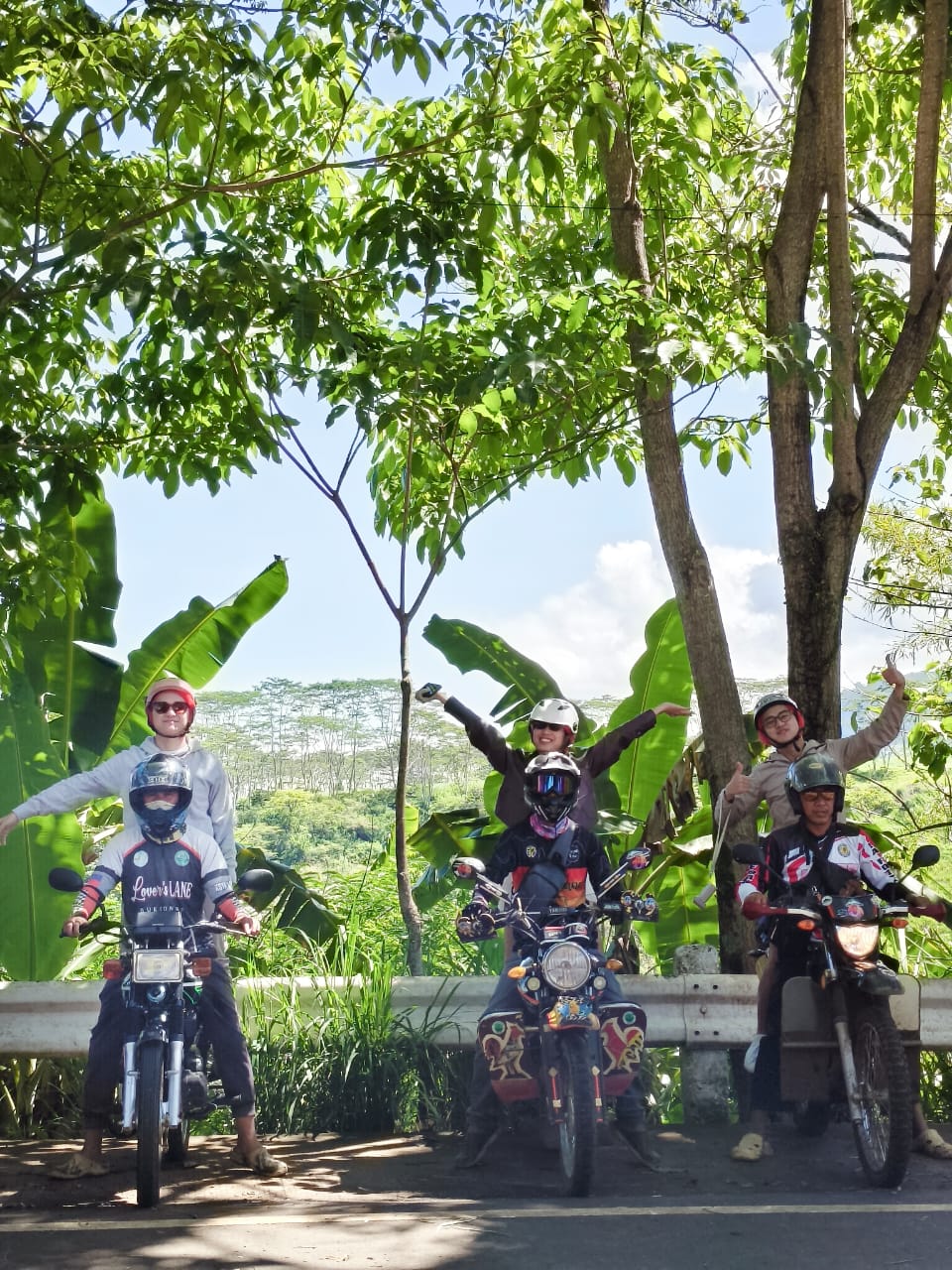Motorcycle tour group